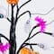 2ft. Pre-Lit Artificial Halloween Eyeballs, Ghosts, Bats & Pumpkins 24 LED Lighted Ornament Tree